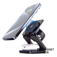 Ultra Compact Foldable 3-in-1 Wireless Charging Station