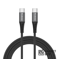 USB-C to USB-C Braided Charging Cable – 60W, Alloy Tips