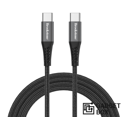 USB-C to USB-C Braided Charging Cable – 60W, Alloy Tips
